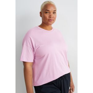 C&A T-Shirt mit Ketten-Applikation, Lila, Größe: 46 Weiblich