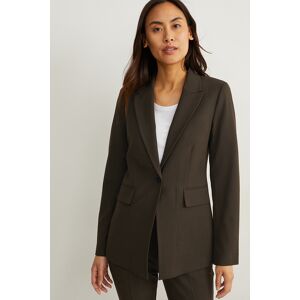 C&A Business-Blazer-Regular Fit-Flex-4 Way Stretch, Braun, Größe: 38 Weiblich