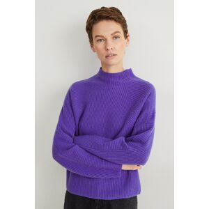 C&A Kaschmir-Pullover, Lila, Größe: XS Weiblich