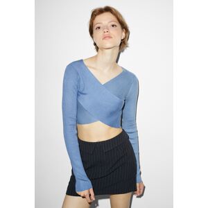 C&A CLOCKHOUSE-Crop Pullover, Blau, Größe: M Female