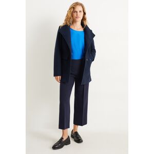 C&A Stoffhose-High Waist-Wide Leg, Blau, Größe: 42 Weiblich