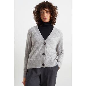 C&A Strickjacke, Grau, Größe: XL Weiblich