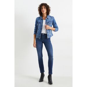 C&A Slim Jeans-Thermojeans-Mid Waist, Blau, Größe: 46 Weiblich