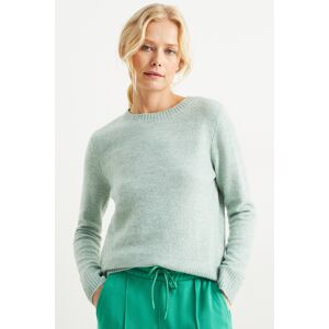 C&A Basic-Pullover, Grün, Größe: XL Female