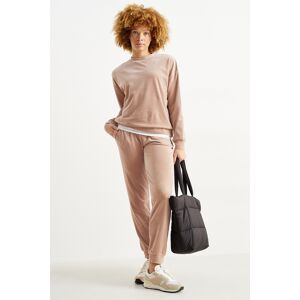 C&A Basic-Jogginghose, Beige, Größe: L Weiblich