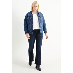 C&A Bootcut Jeans-Mid Waist-LYCRA®, Blau, Größe: 52 Weiblich