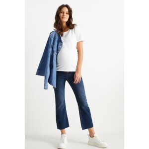 C&A Mama C&A Umstandsjeans-Bootcut Jeans-LYCRA®, Blau, Größe: 44 Weiblich