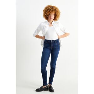 C&A Slim Jeans-Mid Waist-Shaping-Jeans-LYCRA®, Blau, Größe: 40 Lang Weiblich