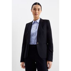 C&A Business-Blazer-tailliert-Mix & Match, Blau, Größe: 40 Weiblich