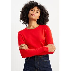 C&A Basic-Pullover, Rot, Größe: 2XL Weiblich