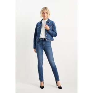 C&A Slim Jeans-High Waist-LYCRA®, Blau, Größe: 38 Female