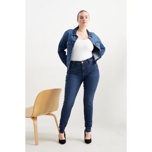 C&A Skinny Jeans-Mid Waist-Shaping-Jeans-LYCRA®, Blau, Größe: 38 Kurz Weiblich