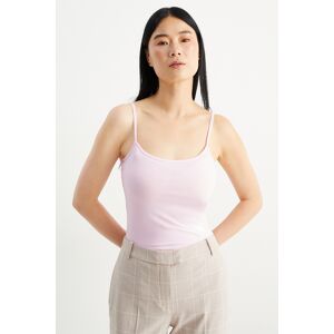 C&A Multipack 2er-Basic-Top, Rosa, Größe: 2XL Weiblich