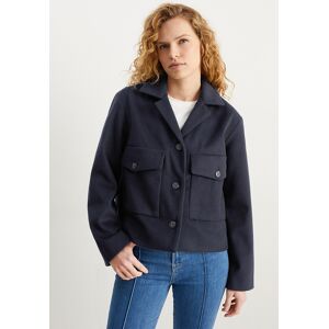 C&A Jacke, Blau, Größe: 42 Weiblich