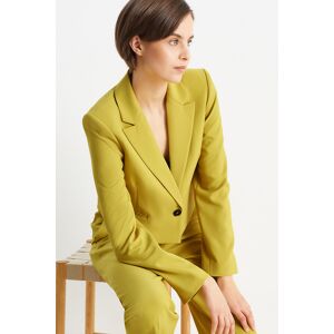 C&A Crop Blazer-Relaxed Fit, Gelb, Größe: 44 Weiblich