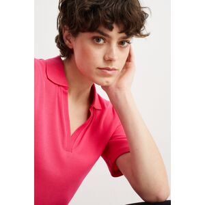 C&A Basic-Poloshirt, Rosa, Größe: S Weiblich