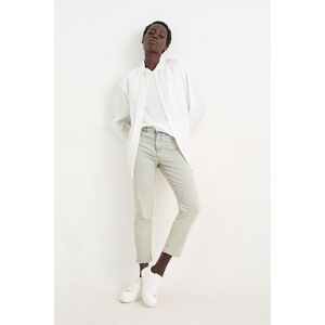 C&A Slim Jeans-High Waist, Grau, Größe: 44 Weiblich