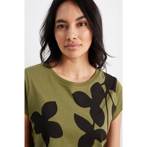 C&A Basic-T-Shirt, Grün, Größe: S Weiblich