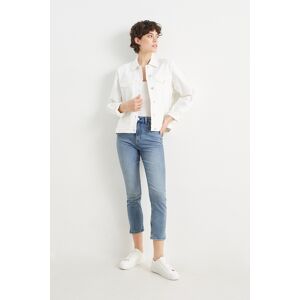 C&A Slim Jeans-High Waist, Blau, Größe: 42 Weiblich
