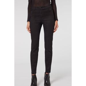 Calzedonia Super Skinny Jeans Ultrastretch Frau Schwarz Größe M / L