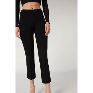 Calzedonia Mini Flare Leggings Frau Schwarz Größe S