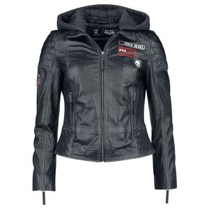 Rock Rebel by EMP Lederjacke - Rock Rebel X Route 66 - Leather Jacket - S bis XXL - für Damen - schwarz
