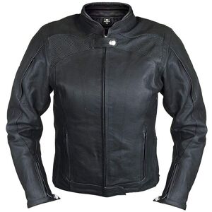 Bores Caroline Damen wasserdichte Lederjacke 38 Schwarz