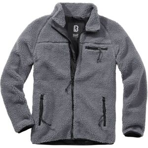 Brandit Teddyfleece Jacke 3XL Schwarz Grau