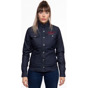 King Kerosin Queen Kerosin Built it Up Adventure Damen Hemd 3XL Blau