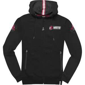 FC-Moto Effortless Damen Zip Hoodie XS Schwarz Rot