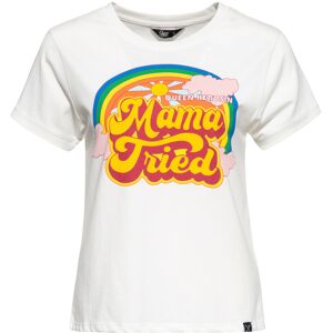 King Kerosin Queen Kerosin Mama Damen T-Shirt 3XL Weiss