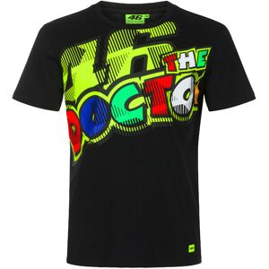 VR46 The Doctor 46 T-Shirt S Schwarz Mehrfarbig