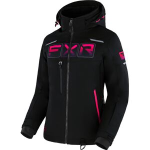 FXR Maverick 2-in-1 Damen Snowmobil Jacke 36 Schwarz Pink