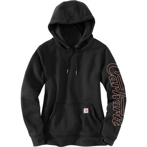 Carhartt Relaxed Fit Rain Defender Graphic Damen Hoodie L Schwarz