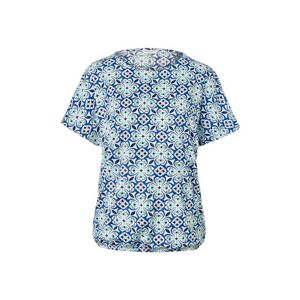 Tchibo - Blusenshirt mit Alloverprint - Weiss - Gr.: S Baumwolle  S 36/38 female