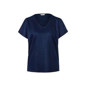 Tchibo - Strukturiertes Shirt - Dunkelblau - Gr.: S Polyester  S 36/38 female