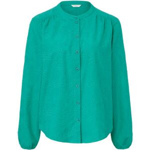 Tchibo - Bluse mit Stickerei - Blau - 100% Baumwolle - Gr.: 40 Baumwolle Aqua 40 female