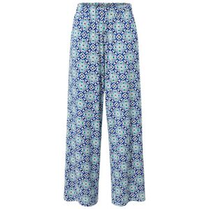 Tchibo - Palazzohose mit Alloverprint - Weiss - Gr.: XL Elasthan  XL 48/50 female