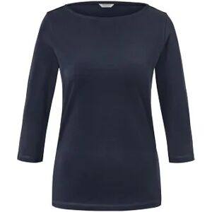 Tchibo - Shirt mit 3/4-Arm - Dunkelblau - Gr.: S Baumwolle  S 36/38 female