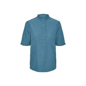 Tchibo - Bluse in Crinkle-Optik - Blau - Gr.: 34 Polyester Blau 34 female