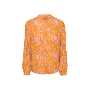 Tchibo - Bluse mit Print - Orange - Gr.: 40 Viskose  40 female
