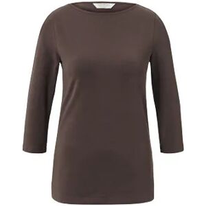 Tchibo - Shirt mit 3/4-Arm - Dunkelbraun - Gr.: S Baumwolle  S 36/38 female