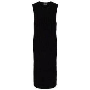 Tchibo - Geripptes Strickkleid - Schwarz - Gr.: S Polyester  S 36/38 female