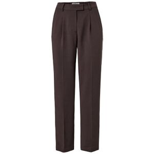 Tchibo - Webhose mit Bundfalten - Dunkelbraun - Gr.: 46 Polyester  46 female