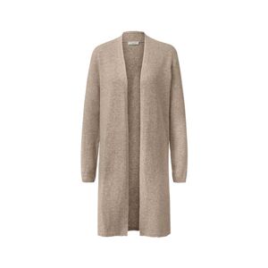 Tchibo - Offener LongcardiganBeige/Meliert - Gr.: L Polyester  L 44/46 female