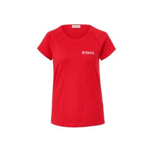 Tchibo - T-Shirt mit Statement-Print - Weiss - 100% Baumwolle - Gr.: M Baumwolle Rot M 40/42 female