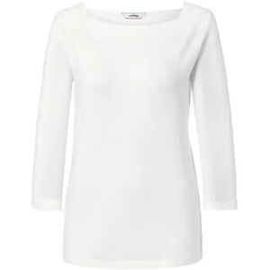 Tchibo - Shirt mit 3/4-Arm - Weiss - Gr.: S Baumwolle  S 36/38 female