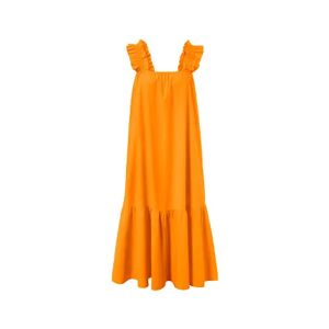Tchibo - Popeline-Kleid - Orange - Gr.: 44 Baumwolle  44 female