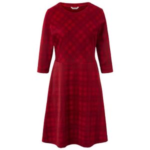 Tchibo - Kariertes Jacquard-Kleid - Rot/Kariert - Gr.: XL Polyester Rot XL 48/50 female