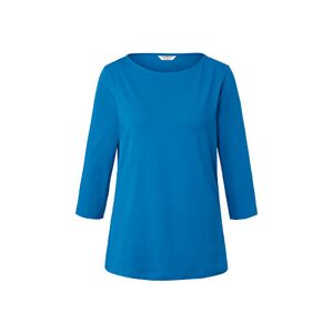 Tchibo - Shirt mit 3/4-Arm - Blau - Gr.: S Baumwolle  S 36/38 female